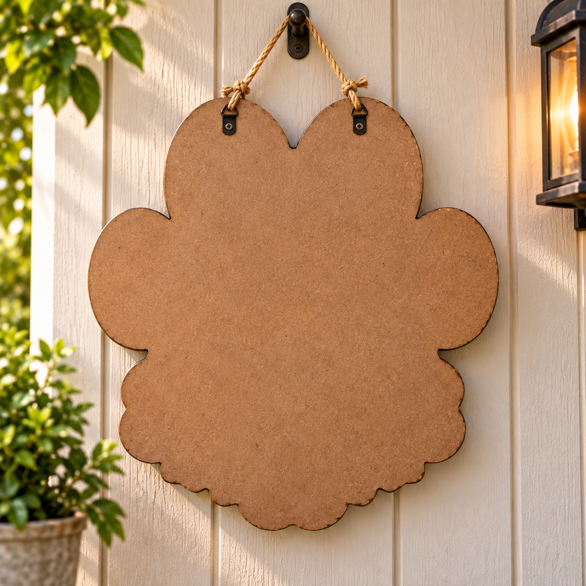 Pet Paw Welcome Door Sign